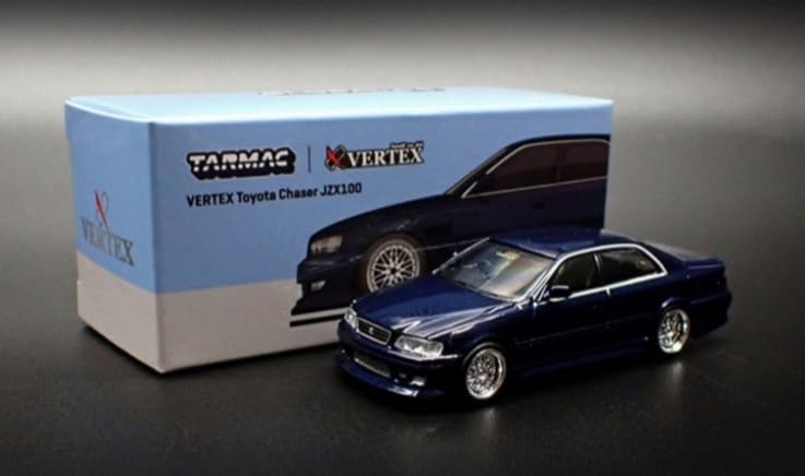 ターマックワークス 1/64 VERTEX JZX100 Tarmac Works 1:64 VERTEX Chaser JZX100 Purple Metallic Model
