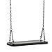 Produktbild Loggyland Kinderschaukel Schaukelsitz mit Feuerverzinkter Kettensatz, Schaukelhöhe bis 2,5 m, Gummi mit Aluminiumplatte verstärkt, GRAU