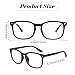 Fzxdfg 2 Pack Blue Light Blocking Glasses for Women Men Clear Lens Eyeglasses Frames Fashion Computer Blue Light Glasses (2, Black+Grey Leopard)