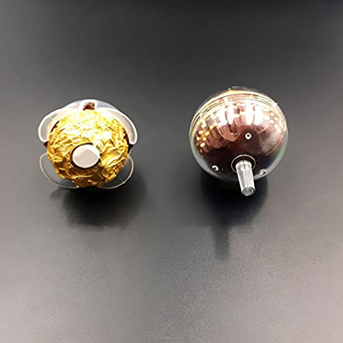 Stobok Cake Decorating 100 Pcs Clear Chocolates Box Holder Candy Bouquet Wrapper Cups Chocolate Flower Stem Fixed Base Candy Truffle Cup Holder For Birthday Wedding Party Flower Decor #TOP2