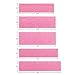 Beasea Lace Molds for Cake Decorating, 5pcs Silicone Fondant Lace Mats Pink Flower Pattern Silicone Molds for sugar lace Craft Tools