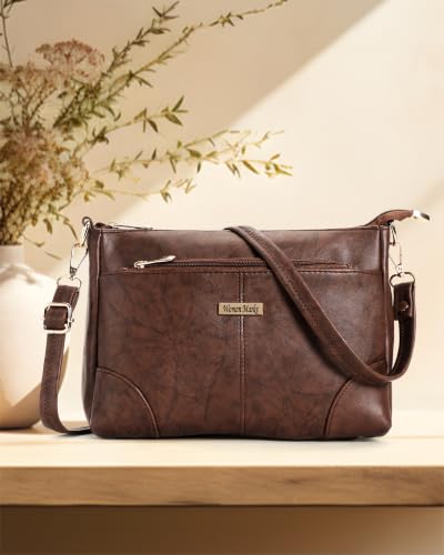 Image of WOMEN MARKS Women's PU Leather Sling /Crossbody Bag stylish look for women /girls