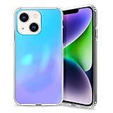 ROTON for iPhone 14 Plus Aurora Case, Shockproof Screen & Camera Protection Bumper Case, Aura Hologr