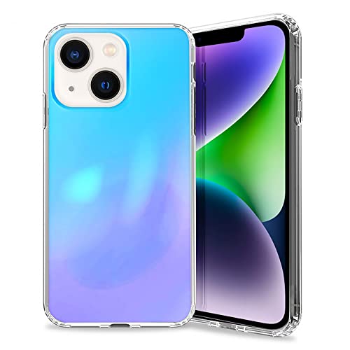 Roton For Iphone 14 Plus Aurora Case, Shockproof Screen & Camera Protection Bumper Case, Aura Holographic Aesthetic Iridescent Cover, 6.7 Inch, Aurora Clear #TOP2