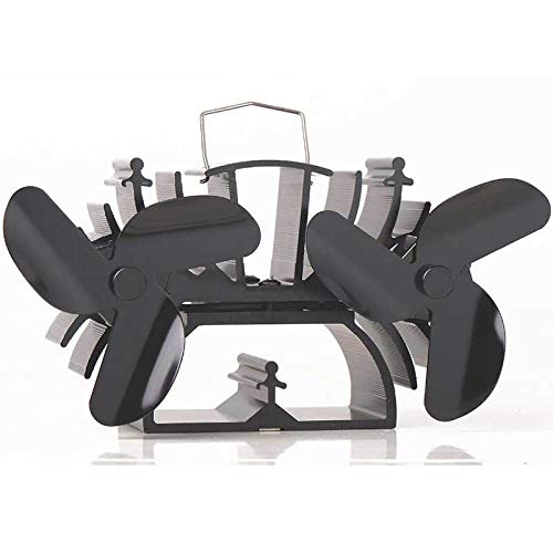 12.5cm Height 6 Blades Heat Powered Stove Fan For Wood/Log Burner/Fireplace-Eco  Increase More 90% Warm Air Than 3 Blades : Amazon.co.uk: DIY u0026 Tools