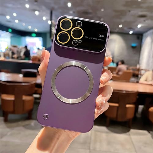 Coque sans Cadre iPhone 13 Pro Évite les Rayures Caméra Protection Verre Violet