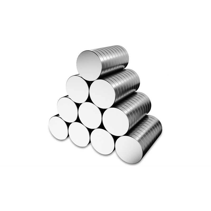 正規品 maione 50ミリ 8mm X 3mm N52 neodymium magnets round discs 1/3in x 1/8in