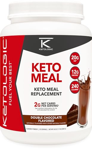 KetoLogic Keto Meal Replacement Shake Powder for Optimal Results +