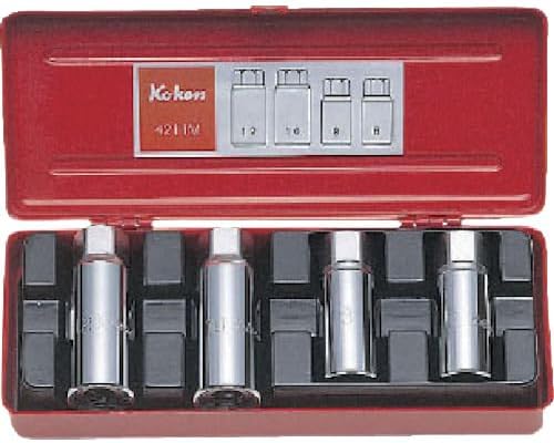 Ko-Ken USA - 4211A 1/2 SQ. DR. Stud Puller Set 1/4-1/2 4 PI