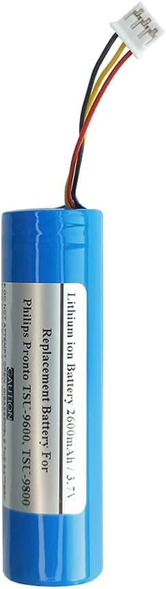 Batterie Pronto TSU-9600 Philips de rechange 2600 mAh pour télécommande