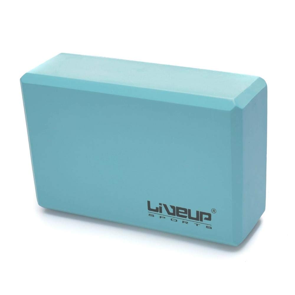 BLOCO DE YOGA - 22,8X15,2X7,6CM - COR AZUL - LIVEUP SPORTS