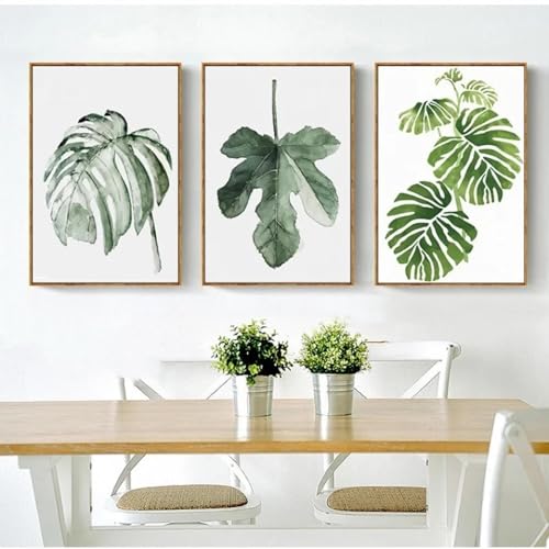 Images d'art mural pour salle à manger GELYX habillage grand mur vide 80x110cm x3