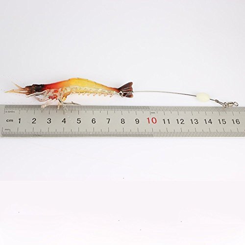 Goture Soft Lures Shrimp Bait Set, Freshwater/Saltwater, Trout Bass Salmon, 9 Piece #TOP4