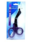 Heavy Duty Reusable Penlight + Fluoride Coated Nurse Doctor Medical Paramedic Trauma Shears Scissors