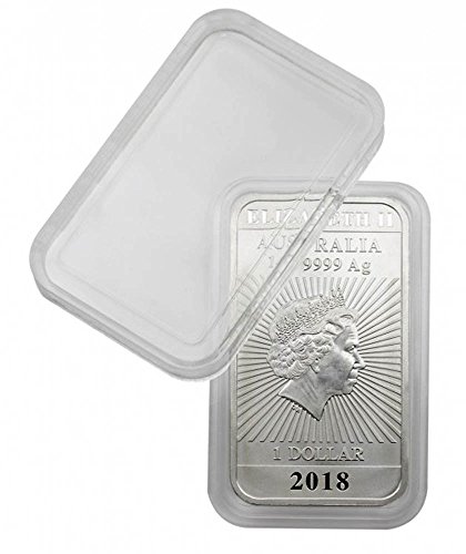 Cápsulas de monedas rectangulares 27 x 47 mm (10 piezas) [Lindner S22552747P] por ejemplo por 1 Oz Australia (Plata)
