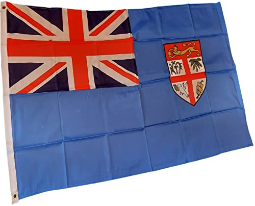 NWFlags Fiji Flag 3ft x 2ft 75d Premium Polyester Suitable For Flagpoles