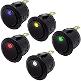 wippschalter 230v 3 polig ✔️ Außendurchmesser: 23mm | Innen-/Einbaudurchmesser: 20mm | Gesamtlänge: ca. 30mm | Belastungsgrenze: 12V/10A