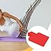 Vaveren Pilates Refromer Upholstered Wedge Workout Pad Increased Strength and Stability Professional for Studio Use Fitness Equipment, Red