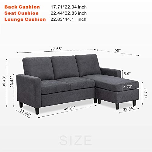 JY-QAQA-Convertible-Sectional-Sofa-Couch-with-3-Seat-Sofa-L-Shaped-Ottoman-Couch-with-Modern-Linen-Fabric-for-Small-Living-Room-Apartment-and-Small-Space-Dark-Grey JY-QAQA-Convertible-Sectional-Sofa-Couch-with-3-Seat-Sofa-L-Shaped-Ottoman-Couch-with-Modern-Linen-Fabric-for-Small-Living-Room-Apartment-and-Small-Space-Dark-Grey