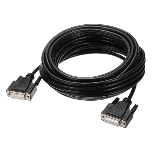 Câble série DB15 femelle femelle 10m MECCANIXITY 28 AWG droit blindé