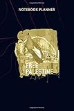  Notebook Planner Free Palestine Save Gaza: Money, Home Budget, Personalized, 6x9 inch, Planning, Agenda, Planner, 114 Pages