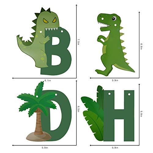 Tmppdeco Dinosaur Birthday Banner - Dinosaur Happy Birthday Banner, Dinosaur Theme Birthday Party Decorations For Kids #TOP1