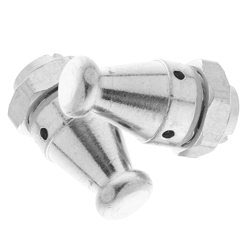 2 piezas de válvula de alivio de seguridad para olla a presión, accesorio de repuesto de acero inoxidable para cocina miniatura 1