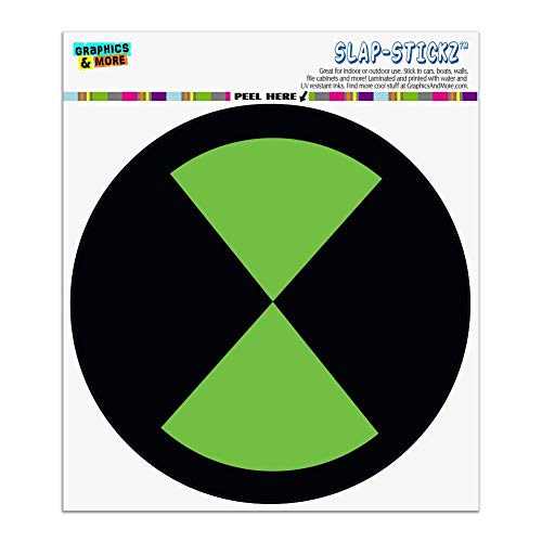 GRAPHICS & MORE Ben 10 Logo Automotive Car Window Locker Circle Bumper Sticker