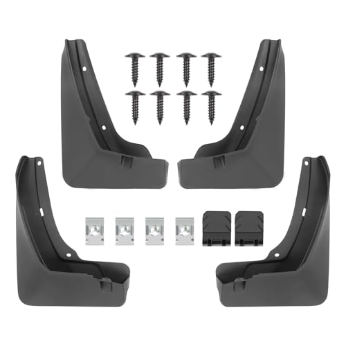 Image of Mud Flaps Splash Guards Fit for Chevrolet Blazer EV 2024 2025 | No Drilling Required Bendable Mud Guards | Front & Rear 4-Piece Set Car Accessories