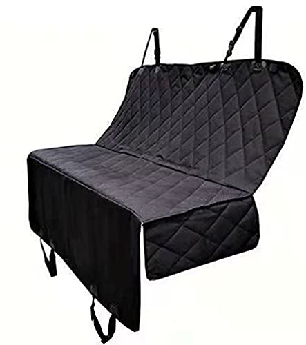 unycos - Funda de Coche para Perros, Protector de Asiento Trasero, Impermeable, Antideslizante y Resistente para Mascotas, Diseño Universal con Bolsa de Cordón para Viaje