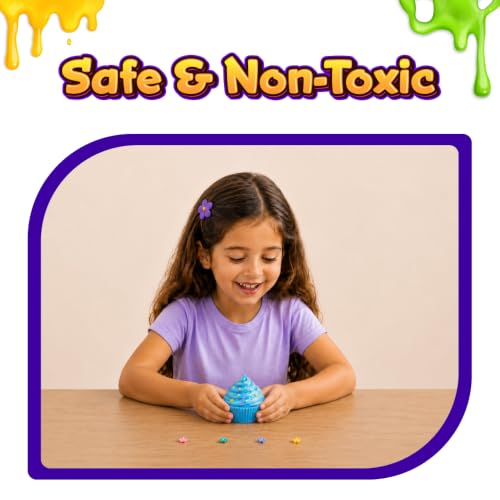 Image of PW Scented Mini Butter Slime Kit for Kids with Charms, 3-10 Years