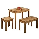 Krok Wood Esstisch Tomas aus Massivholz (Eiche, 70 x 50 x 75 cm)