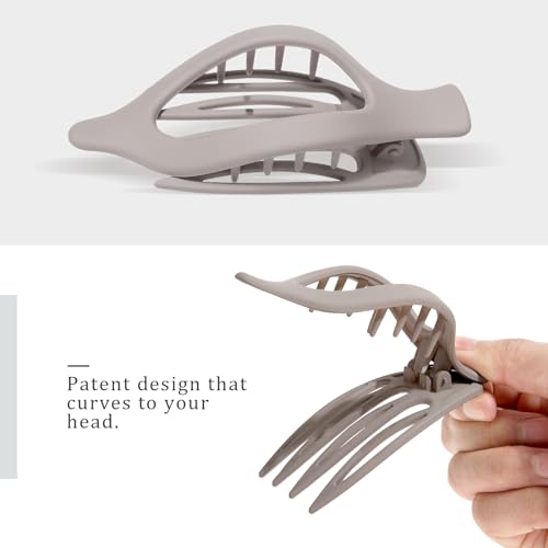 Awaytr French Concord Hair Clips - 6Pcs Side Slide Volume Clips For Women Girls, Strong Hold No Slip Grip, Thick Or Thin Hair thumb #1
