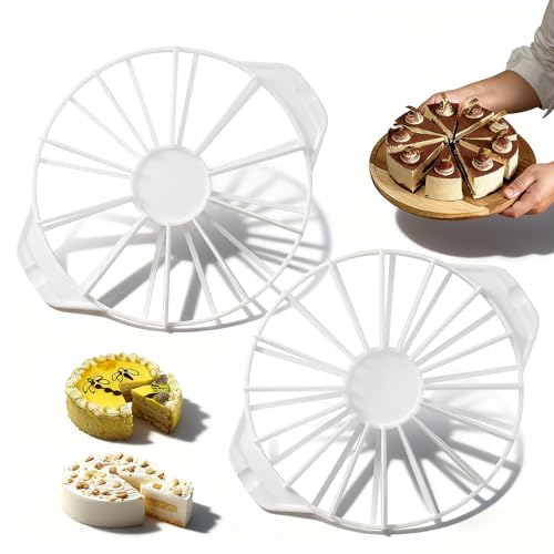 UESDU 2 Stück Tortenteiler 10/12/14/16 Stücke, Kuchenteiler Torteneinteiler Kuchenteiler Blechkuchen Kuchen Schneidehilfe UESDU 2 Stück Tortenteiler 10/12/14/16 Stücke, Kuchenteiler Torteneinteiler Kuchenteiler Blechkuchen Kuchen Schneidehilfe