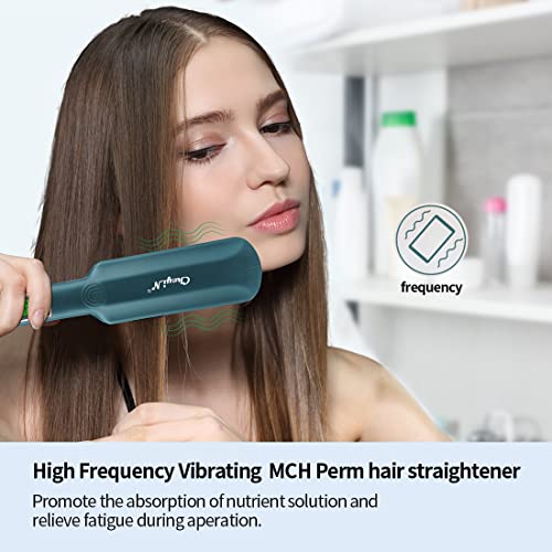 Ckeyin Wide Plates Hair Straightener, 1.75 Inch Flat Iron With 19-Speed Temperature Settings Lcd Display, 3D Floating Plate 30S Mch Fast Heating Anti-Static Hair Iron For All Hair Types #TOP1