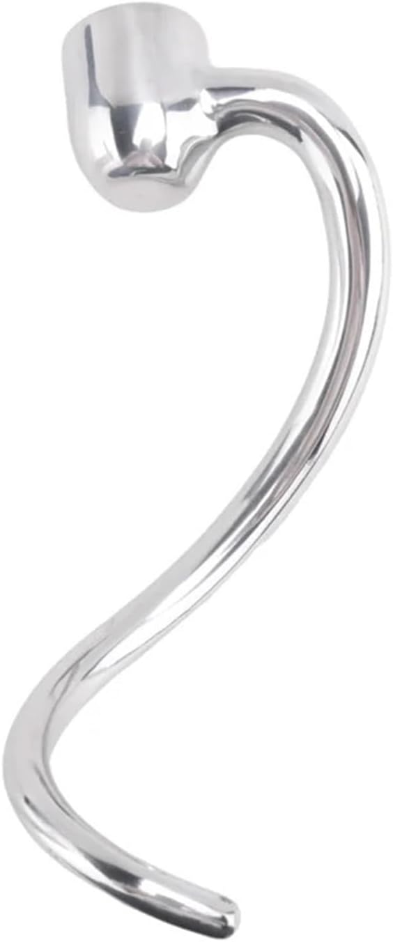 Dough Hook Attachment for 5QT Lift & 6QT Stand Mixer, Dishwasher Safe
