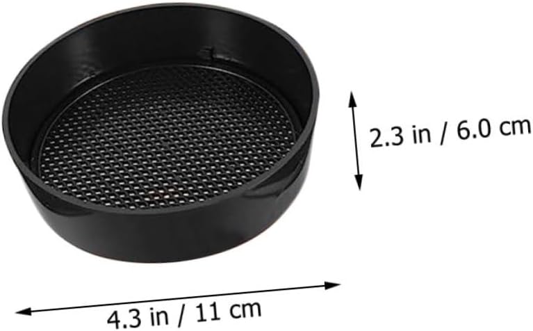 9pcs Plastic Soil Sifting Sieve for Garden Use Lightweight Mesh Tool for Sifting Soil Rocks and Debris Planting and