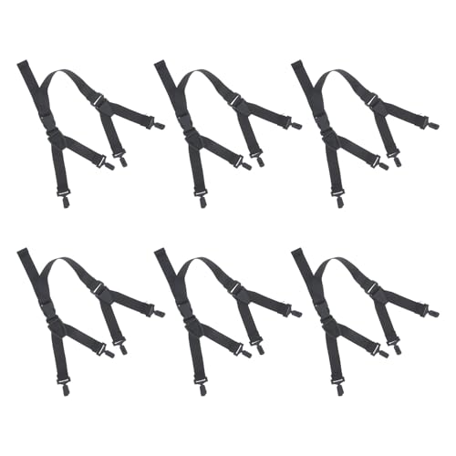 Correas para barbilla de casco (6 uds) ajustables y suaves para cascos de seguridad en obras