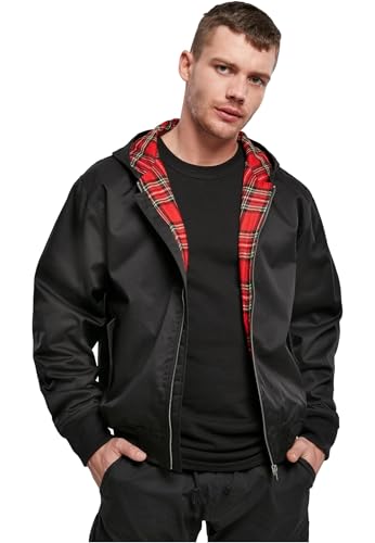 Brandit Hooded Canterbury Jacke, schwarz, Gr. M