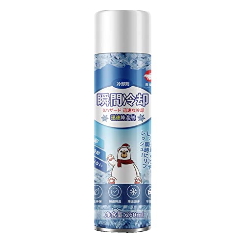 Spray Congelante | Spray Congelante Resfriamento Instantâneo para Carro,Spray corporal portátil que