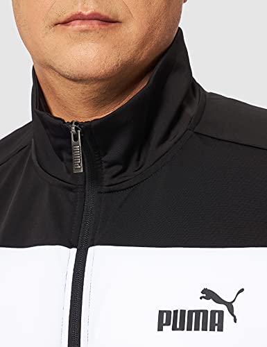 Agasalho Puma Poly Suit 845844-01 Gg Preto/Branco