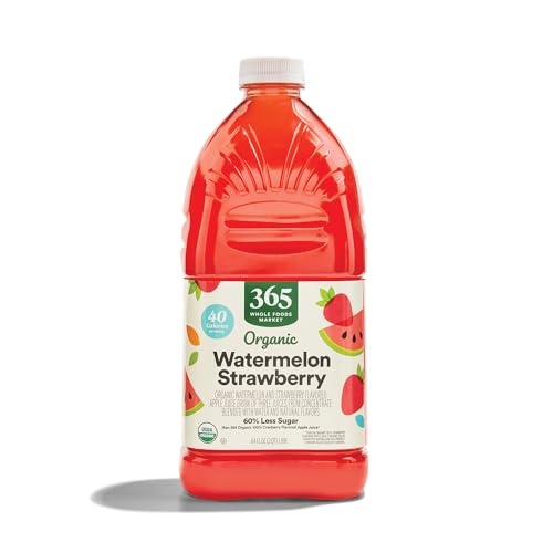 365 Organic Watermelon Strawberry Reduced Sugar Juice 64oz