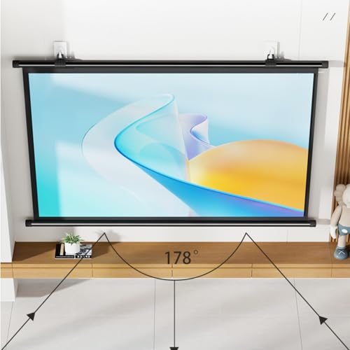 Pantalla manual portátil para proyector 4:3 72" miniatura 4