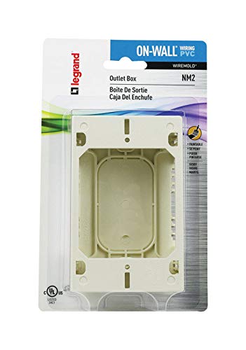 Wiremold Interruptor NM2 con caja de salida para añadir enchufes sin romper paredes 6