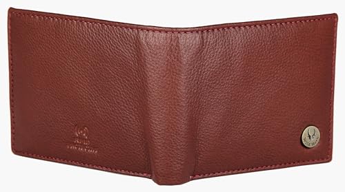 Image of WildHorn customised Gifts for Men | Personalized Leather Wallet for Mens -Name /Logo Printed on Wallet I Customised Ideas for Men Boy Love Husband Employees Clients (GW Pass 2052 Maroon)