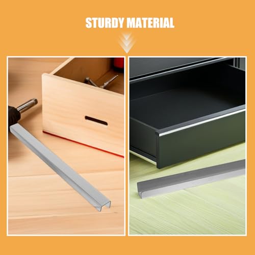 Protectores de bordes Alipis de acero inoxidable 304 para cajones de cocina de 17" 4