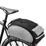 Percha para bicicletas del tronco panniers interna del diseño del bolsillo de parche, para asegurar que el espacio de montaje puede utilizar con eficacia.
