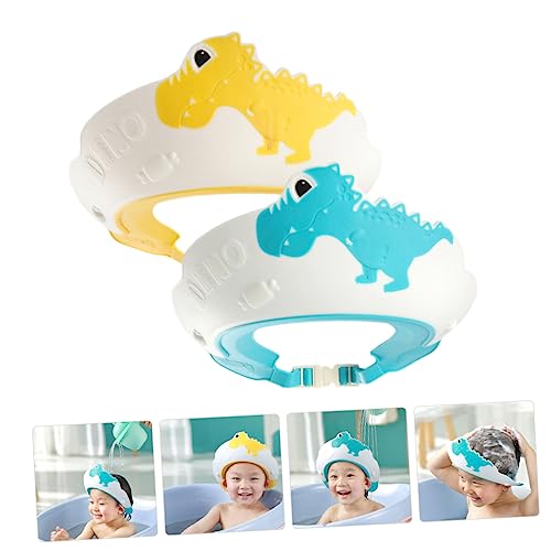 HAPINARY Touca De Banho Para Bebês 2 Peças Chapéu De Banho Para Crianças Pequenas Chapéu De Banho Pa