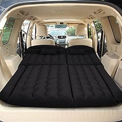 Colchón Hinchable Coche Decathlon Sinbide Cama Inflable Plegable Coche SUV Multifuncional Cama Inflable para Viajar Camping Parque (Negro)