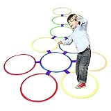Hopscotch Game for Kids, Sensory Training Sports Equipment, for Indoor and Outdoor Use Agility Training Toys(28CM)